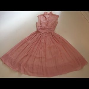Vintage 1950’s pink dress